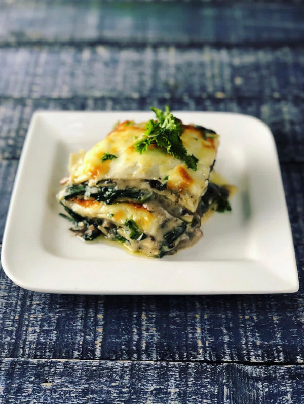 Mushroom & Spinach Lasagna Image