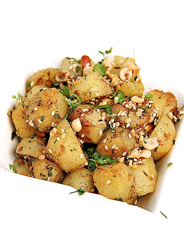 Spicy Peanut Potatoes Image